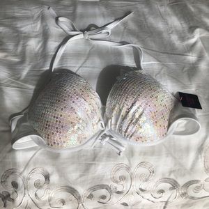 Beautiful White Bikini Top - VS